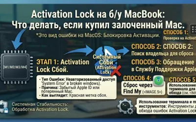 Activation Lock на б/у MacBook - что делать если купил залоченный Mac