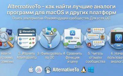 AlternativeTo - как найти лучшие аналоги программ для macOS и других платформ