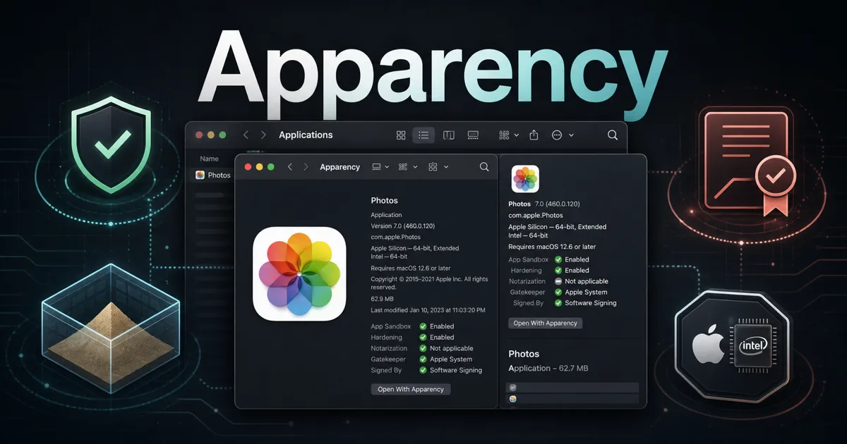 Apparency: проверяем приложения macOS
