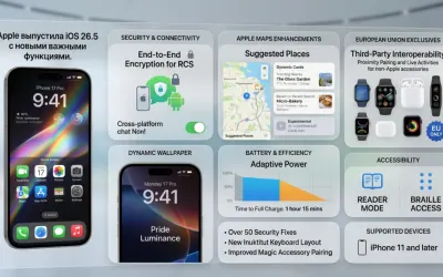 Apple выпустила iOS 26.5 с новыми важными функциями.