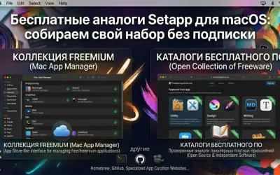 Бесплатные аналоги Setapp для macOS: собираем свой набор