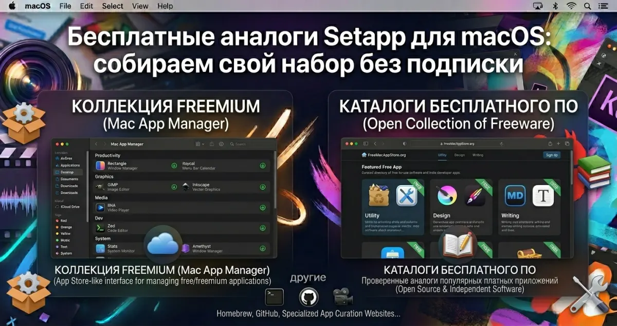 Бесплатные аналоги Setapp для macOS: собираем свой набор