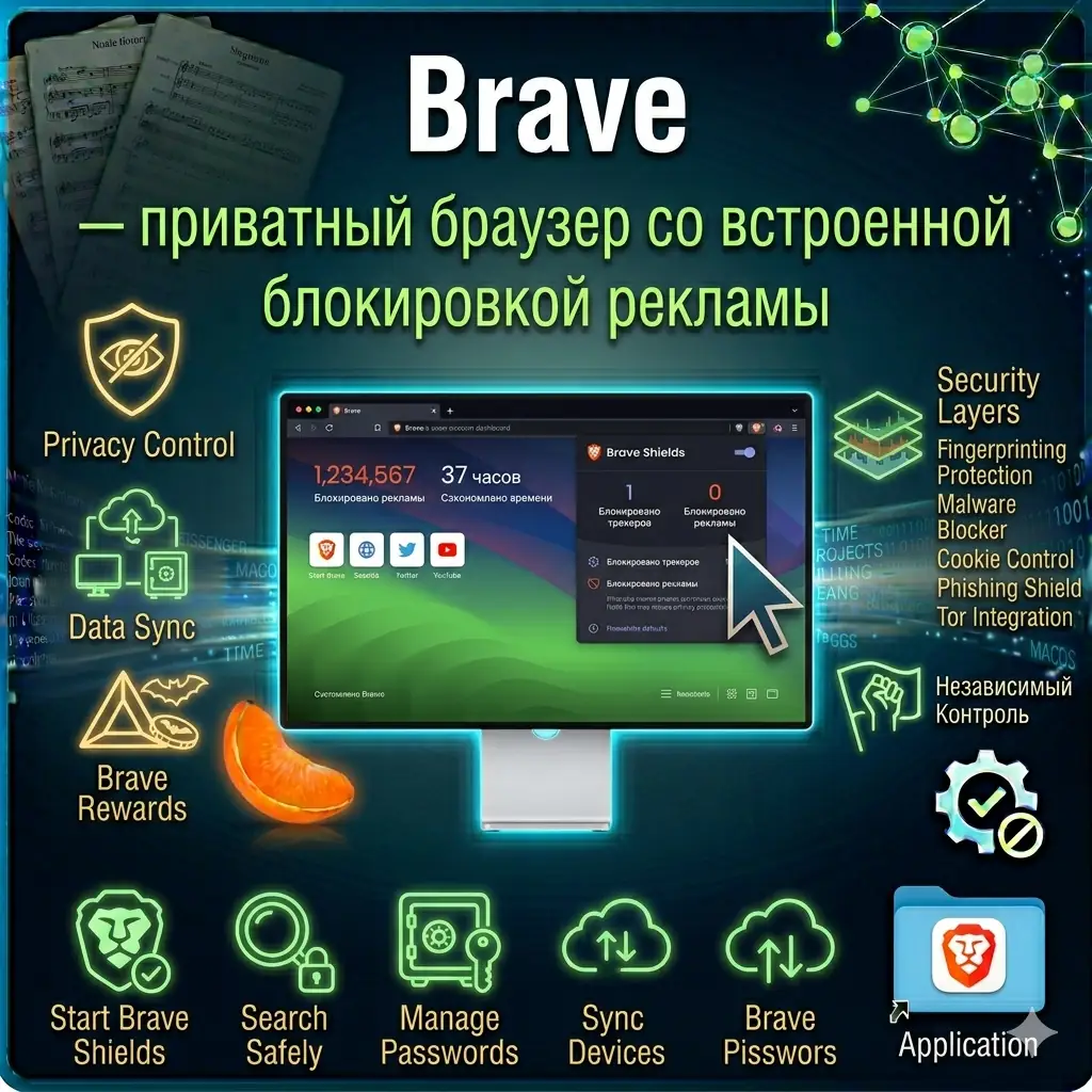 Brave — приватный браузер со встроенной блокировкой рекламы