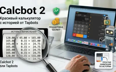 Calcbot 2: красивый калькулятор с историей от Tapbots