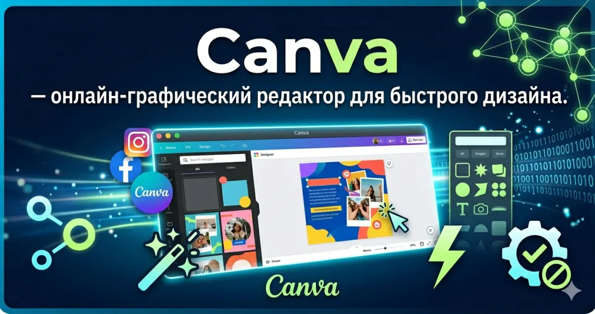Canva — онлайн-графический редактор для быстрого дизайна