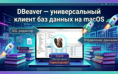 DBeaver — универсальный клиент баз данных на macOS