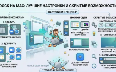 Dock на Mac: лучшие настройки и скрытые возможности