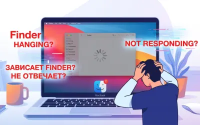 Finder зависает и не отвечает на Mac - решение