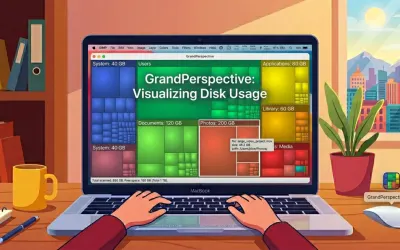 GrandPerspective — визуализация занятого места на диске