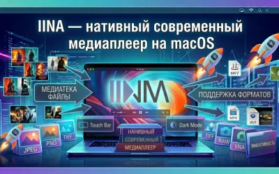 IINA — нативный современный медиаплеер на macOS