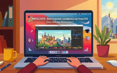 Inkscape — векторная графика на macOS без Adobe Illustrator