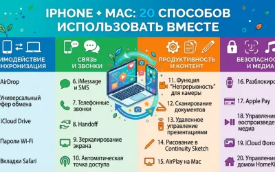 iPhone + Mac: 20 способов использовать вместе