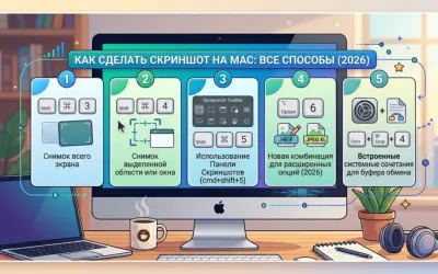 Как сделать скриншот на Mac: все способы (2026)