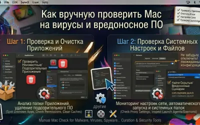 Как вручную проверить Mac на вирусы и вредоносное ПО