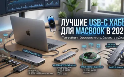 Лучшие USB-C хабы для MacBook в 2026