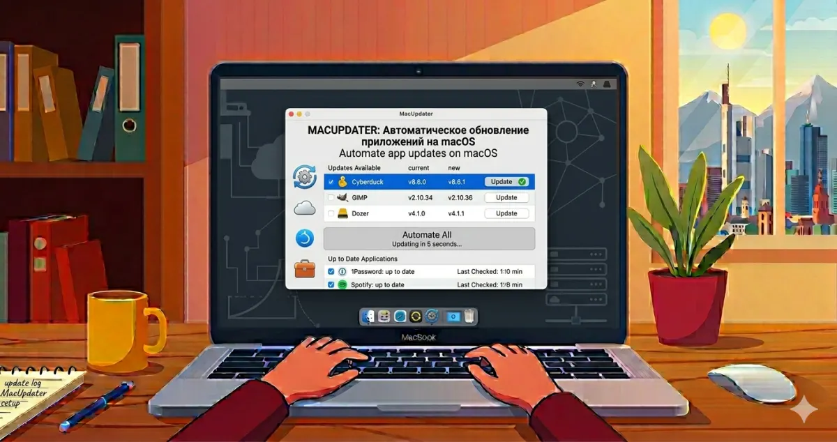 MacUpdater — автоматическое обновление приложений на macOS