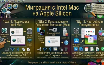 Миграция с Intel Mac на Apple Silicon