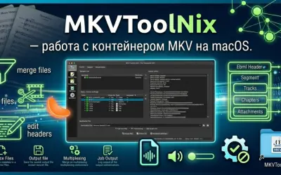 MKVToolNix — работа с контейнером MKV на macOS