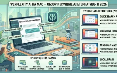 Perplexity AI на Mac - обзор и лучшие альтернативы в 2026