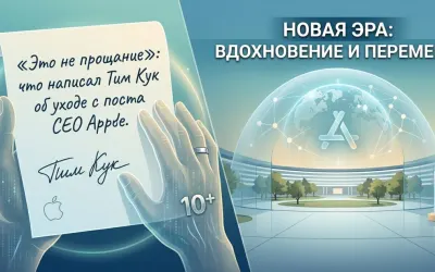 «Это не прощание»: что написал Тим Кук об уходе с поста CEO Apple