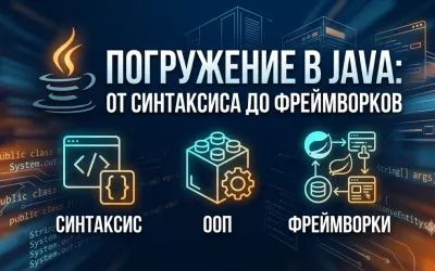 Погружение в Java: от синтаксиса до фреймворков