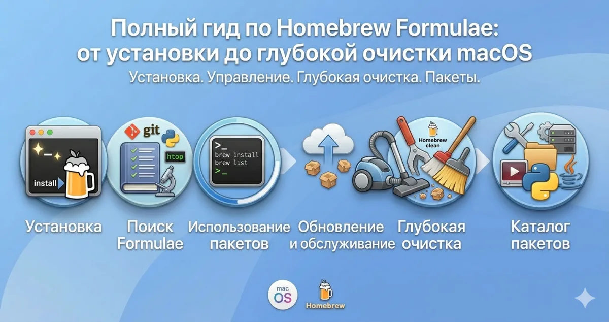 Полный гид по Homebrew Formulae: от установки до очистки