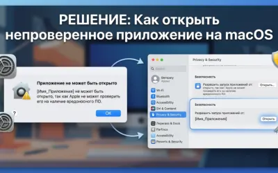Приложение не может быть открыто, так как автор не проверен - решение