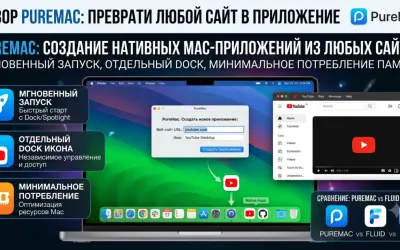 PureMac: превращаем сайт в нативное Mac-приложение