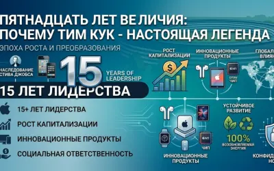 Пятнадцать лет величия: почему Тим Кук - настоящая легенда