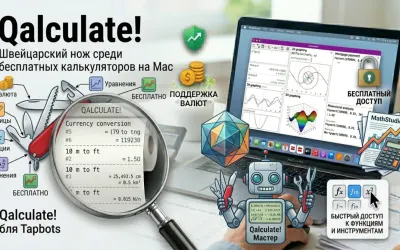 Qalculate! - швейцарский нож среди бесплатных калькуляторов на Mac