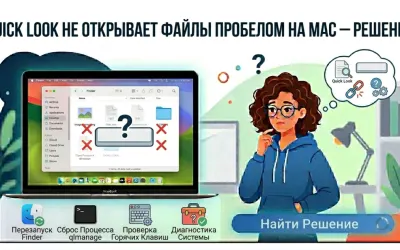 Quick Look не открывает файлы пробелом на Mac - решение
