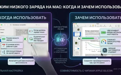 Режим низкого заряда на Mac: когда и зачем использовать