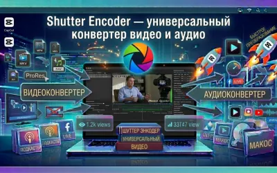 Shutter Encoder — универсальный конвертер видео и аудио.
