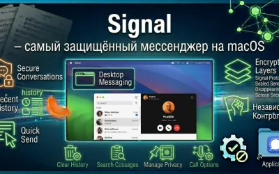 Signal — самый защищённый мессенджер на macOS