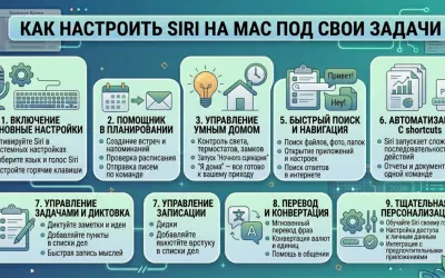 Как настроить Siri на Mac под свои задачи