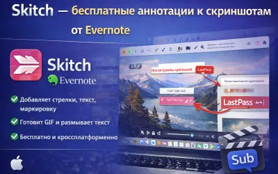 Skitch — бесплатные аннотации к скриншотам от Evernote