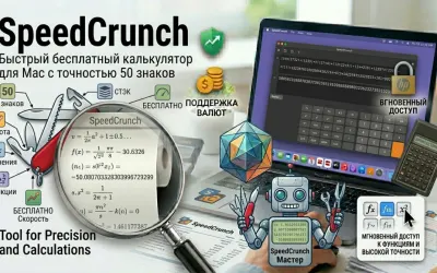 SpeedCrunch - быстрый бесплатный калькулятор для Mac с точностью 50 знаков