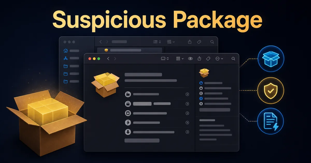 Suspicious Package: проверяем PKG до установки