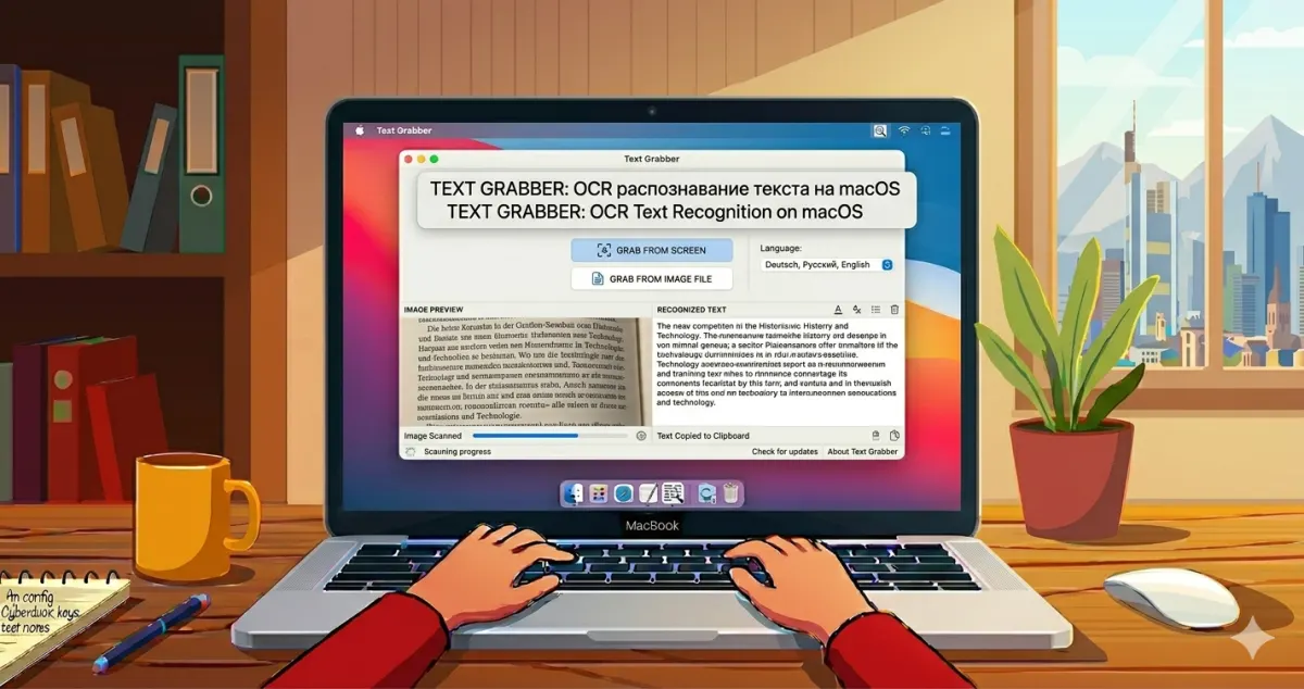 Text Grabber — OCR распознавание текста на macOS