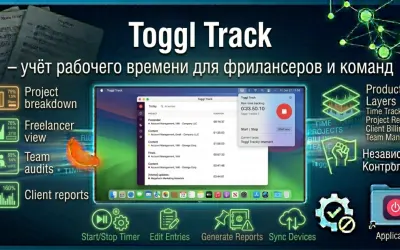 Toggl Track — учёт рабочего времени для фрилансеров и команд