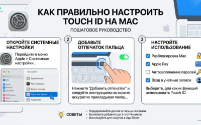 Touch ID на Mac - как настроить правильно