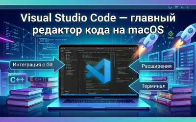 Visual Studio Code — главный редактор кода на macOS