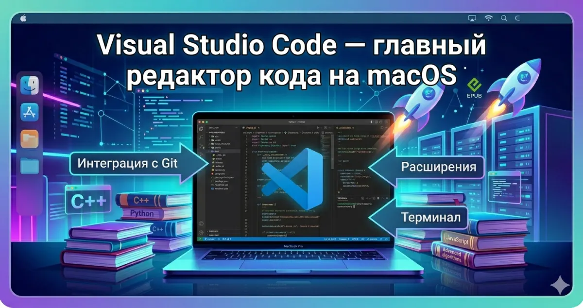 Visual Studio Code — главный редактор кода на macOS