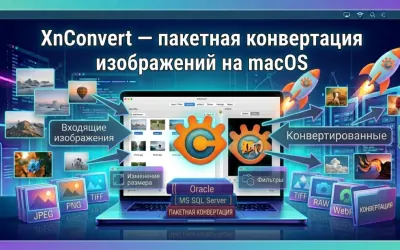 XnConvert — пакетная конвертация изображений на macOS