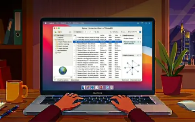 Zotero — библиотека исследовательских источников на macOS