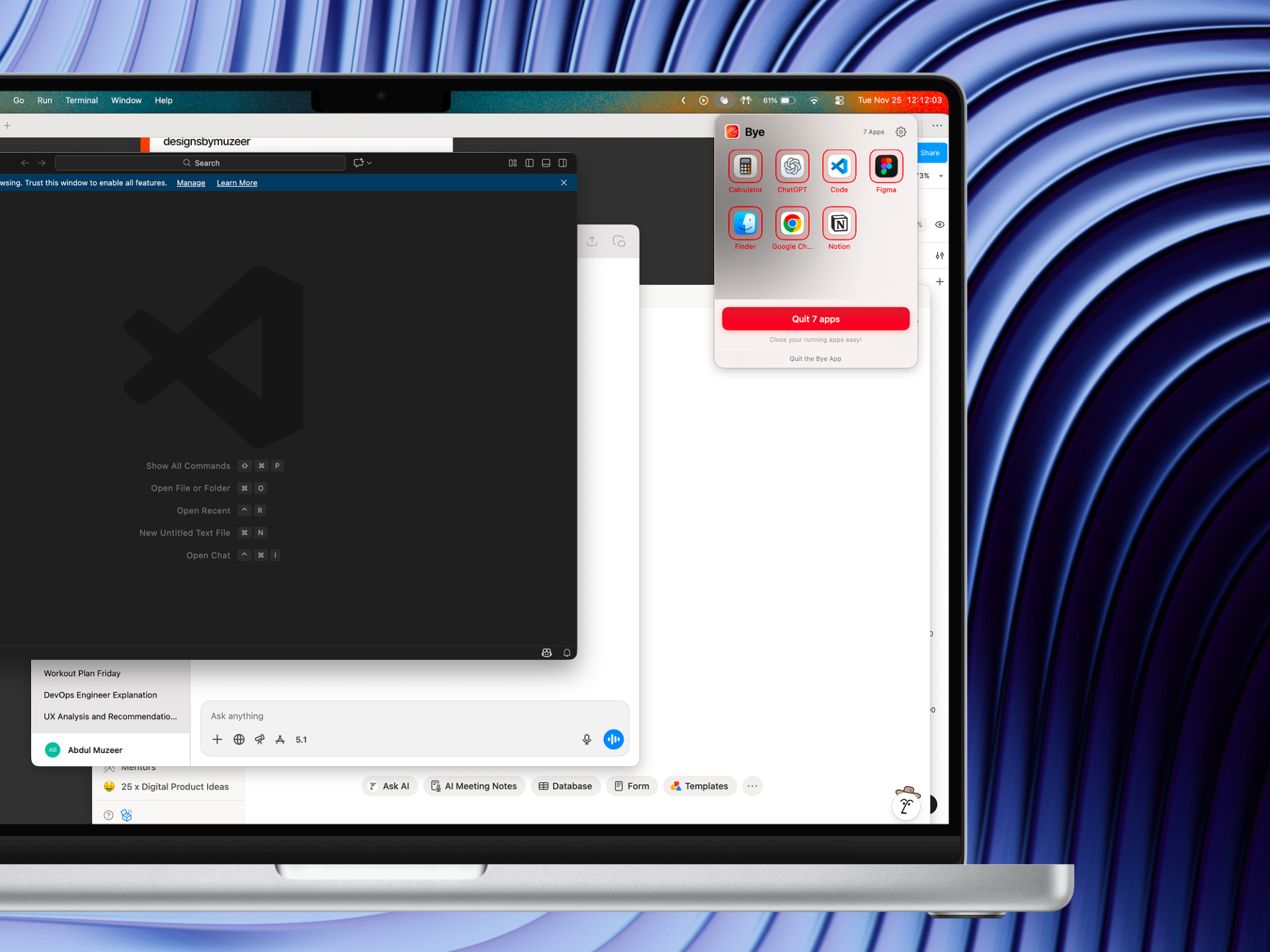 Bye-AppQuit - бесплатно для macOS
