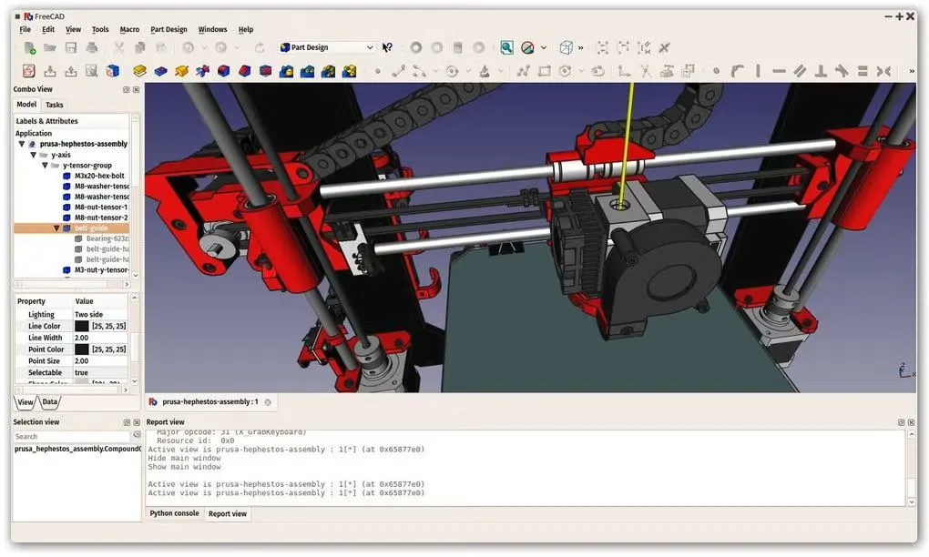 FreeCAD - скриншот 2