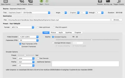 HandBrake - бесплатно для macOS
