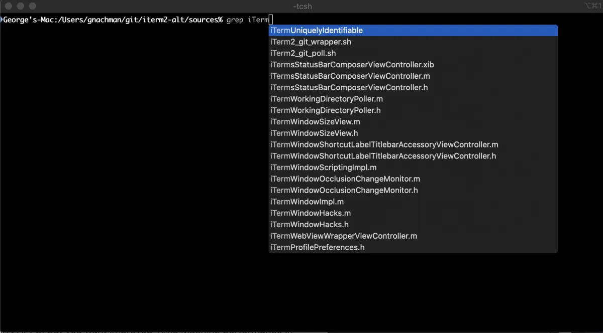 iTerm2 - скриншот 2
