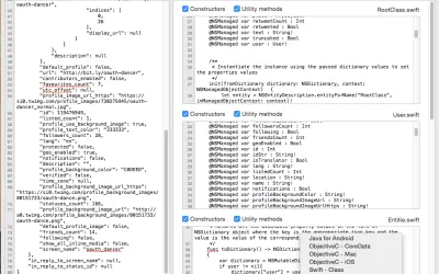 JSONExport - бесплатно для macOS